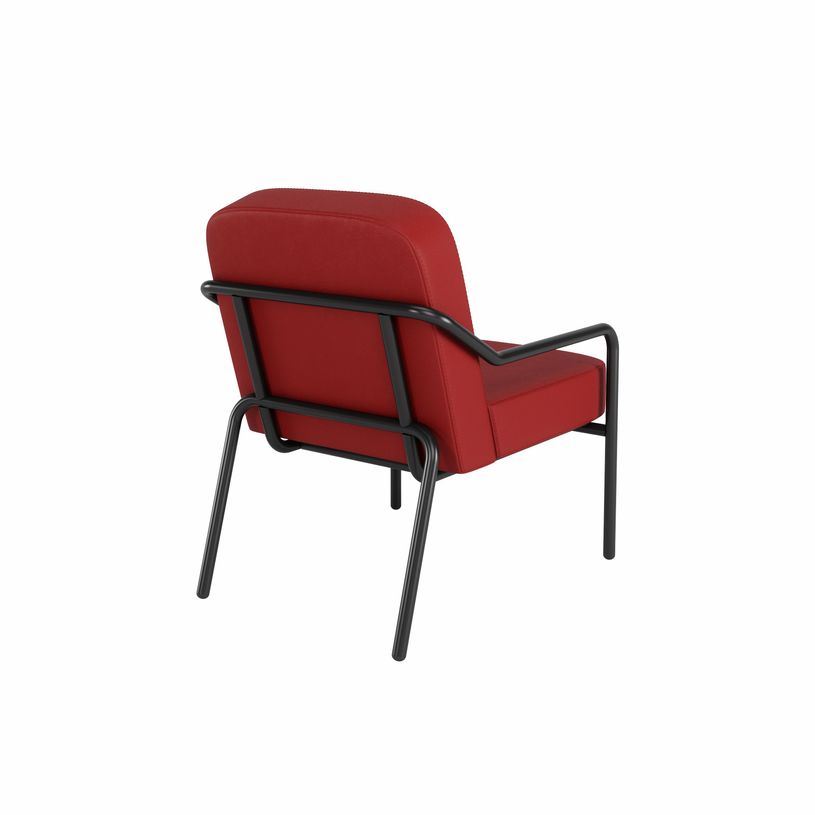 3660141964356-Fauteuil MEDSO "M" - PVC -  rouge-P_405243656_2-1
