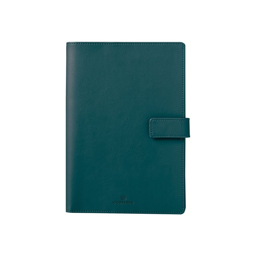 3664447210384-Oberthur - Agenda - 2024 - semainier - reliure cousue - F27 - 210 x 270 mm - papier ivoire - couverture vert canard -P_405244415_2-0