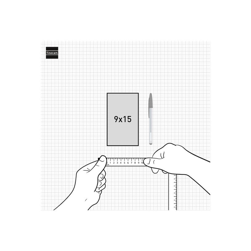 8422952396611-Finocam Nexo - Cahier de notes - petit - 90 x 150 mm - 72 feuilles / 144 pages - papier blanc cassé - uni - couvert-P_405246376_4-8