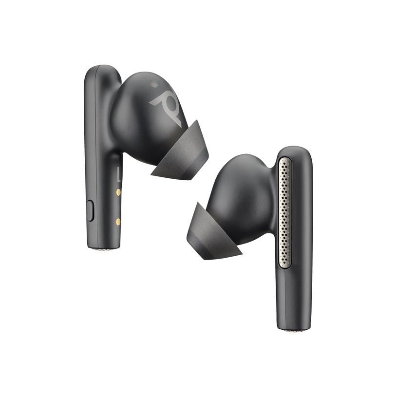 0197497053852-Poly Voyager Free 60+ - Écouteurs sans fil avec micro - intra-auriculaire - Bluetooth - Suppresseur de bruit actif - USB-A via adaptateur Bluetooth, jack 3,5mm - noir de char-P_405246691_16-6