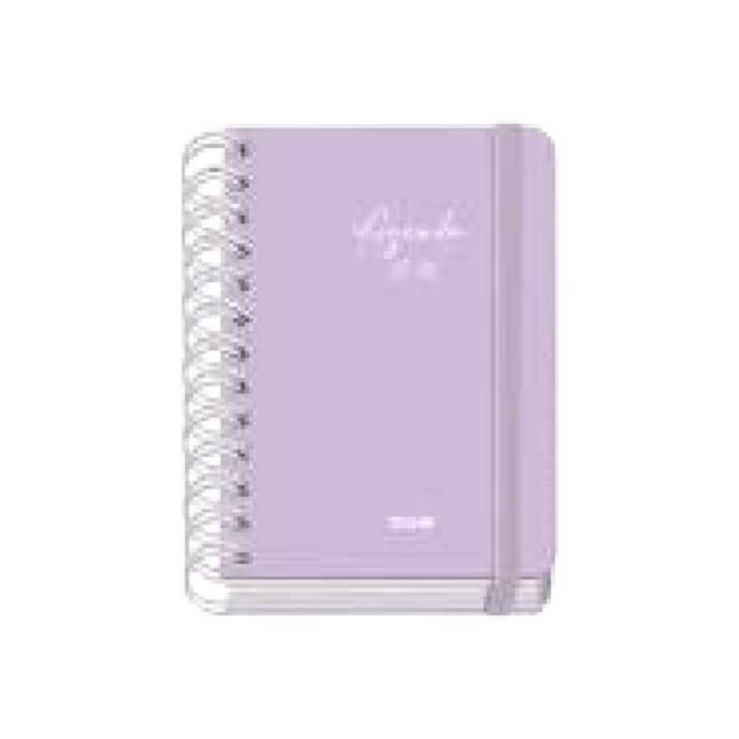 8421938519396-Dohe Serenity - Agenda - 2025-2026 - 1 jour par page - reliure à anneaux métalliques - A6 (120 x 170 mm) - 152 feuilles - violet - carton -P_405247091_2-0