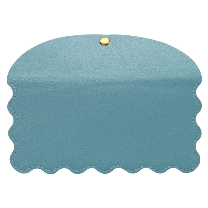 3173740255683-Trousse plate SCHOOL "Mini & Chic" coloris bleu--2