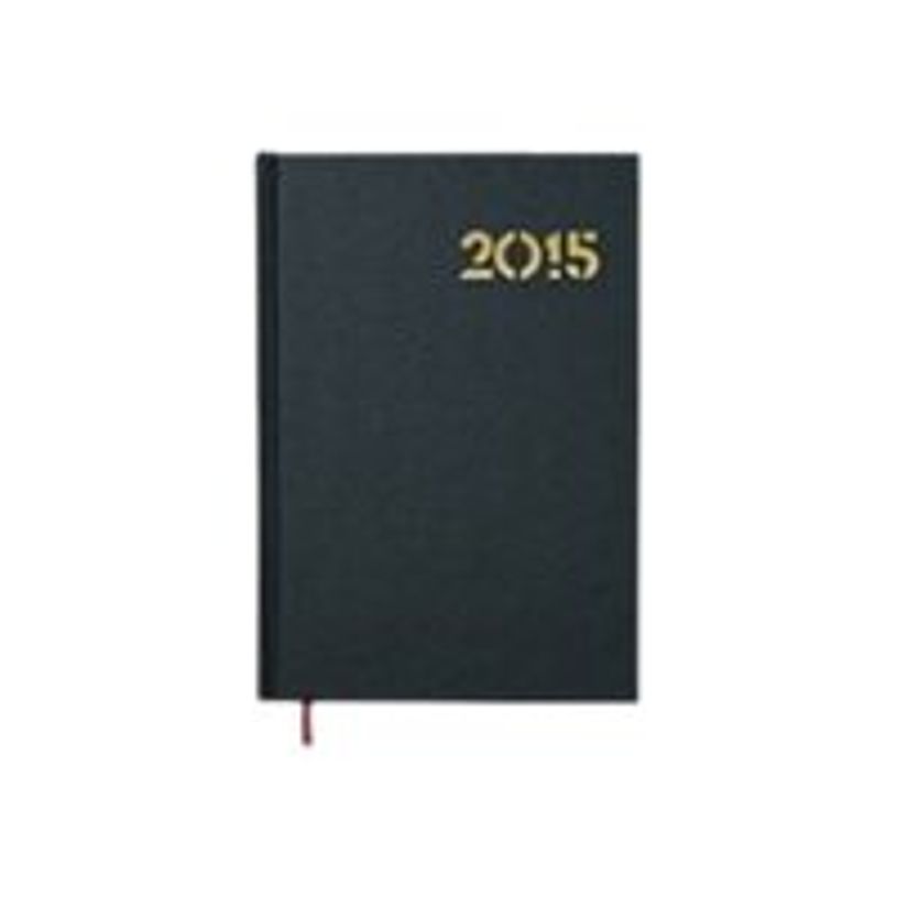 8421938114089-Dohe SINTEX - Agenda - 2015 - 1 jour par page - 288 feuilles - papier blanc - couverture noire - car-P_509067_1-0