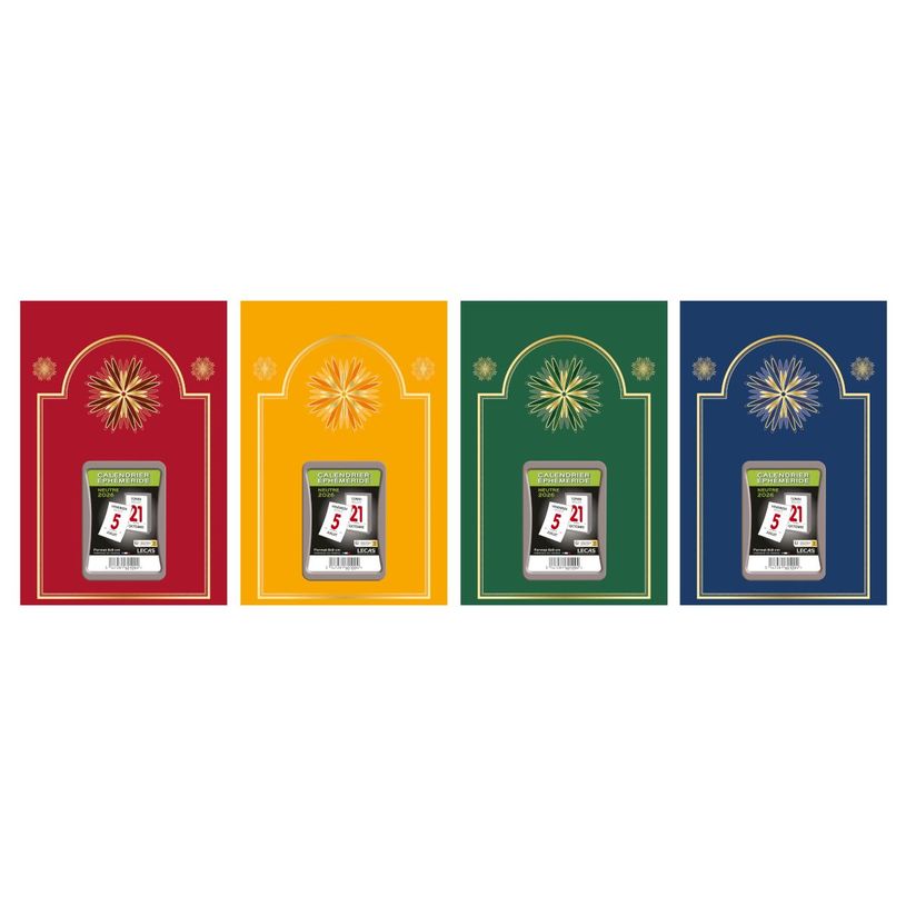 3147281690128-Lecas Classique - Plaque avec bloc éphéméride neutre - 17 x 25 cm - disponible dans différents mod