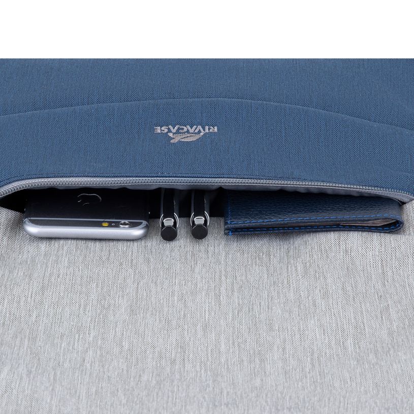 4260403578308-RIVACASE Prater - Sac à dos connecté pour ordinateur portable 17,3" - gris/bleu nuit-P_678843_15-14