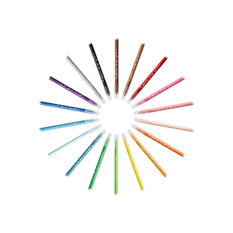 3086123329249-BIC Kids Couleur - 18 Feutres - 0.8 mm - couleurs assorties-P_79145753_2-1