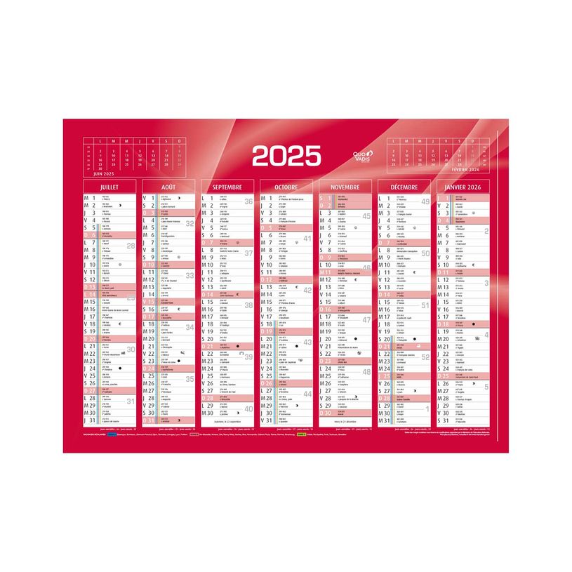 3371010307081-Quo Vadis - Calendrier bancaire 7 mois par face - 40,5 x 55 cm - rouge-P_79349432_2-1