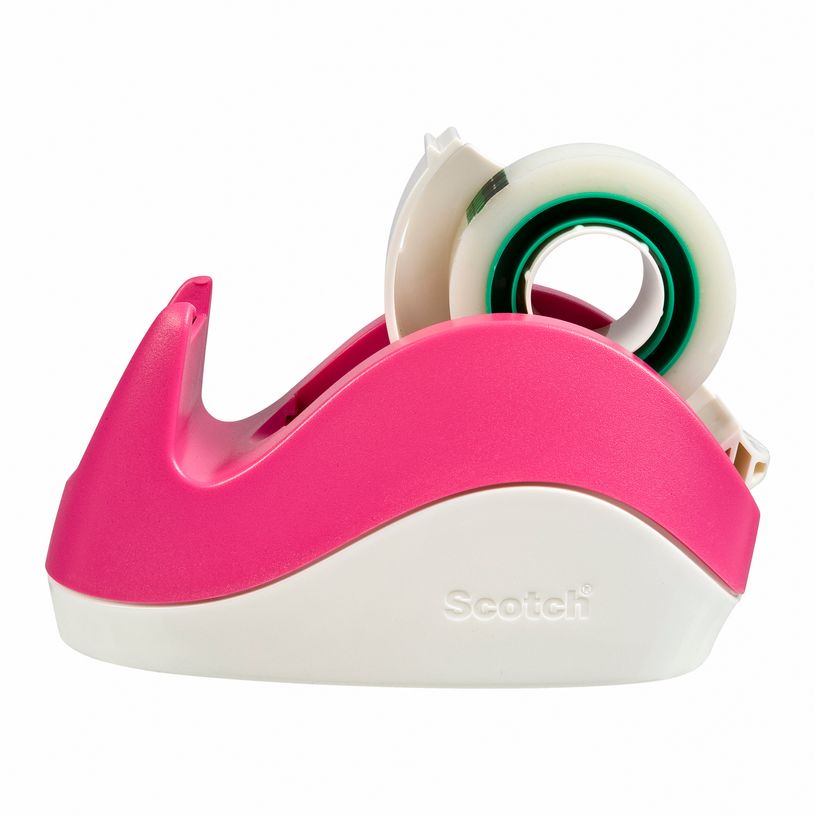 4046719293407-Scotch - Dévidoir bicolore avec ruban adhésif C29 - 19 mm x 8.89 m - rose ou noir-P_79351053_2-1