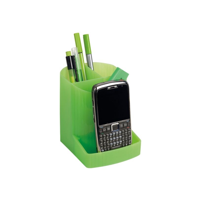 9002493098671-Exacompta Mini-Octo - Pot à crayons vert pomme translucide-P_79351166_3-2