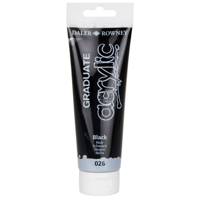 5011386020471-Daler-Rowney Graduate - Peinture acrylique - 120 ml - noir-P_79365303_1-0