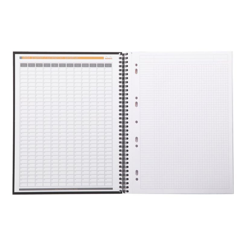 3037921913017-RhodiActive Notebook - Cahier à spirale A4+ (22,5 x 29,7 cm) - 160 pages - petits carreaux-P_79371245_2-3