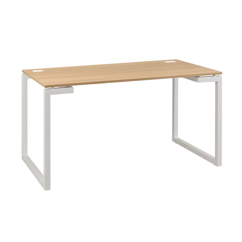 3483600215789-Table d'appoint SUNDAY - L 120 cm - Pieds cadre - Chêne-P_79375140_1-0