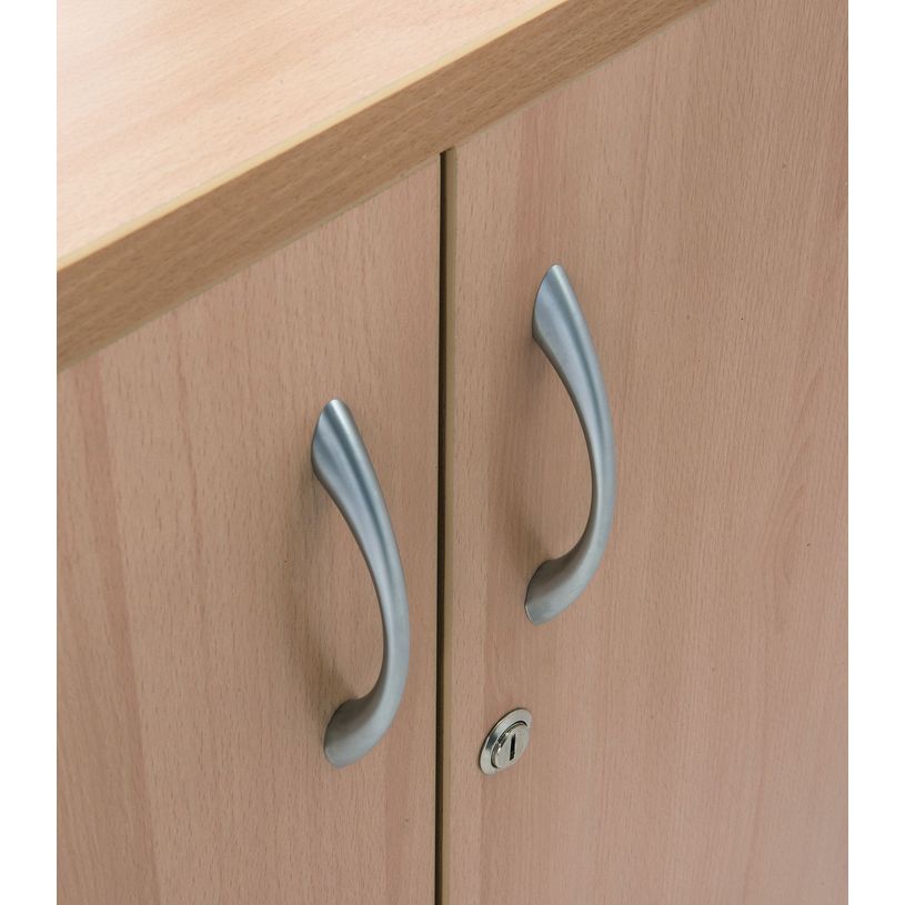 3253310133839-Armoire basse IDRA/DUAL - H72 x L80 x P47 - 2 portes - Corps blanc - Dessus et portes Blanc-P_79377103_2-1