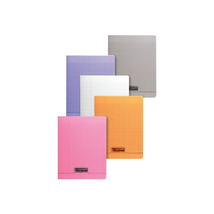 3210330180403-Calligraphe 8000 - Cahier polypro 17 x 22 cm - 96 pages - grands carreaux (Seyes) - disponib-P_79381163_1-0