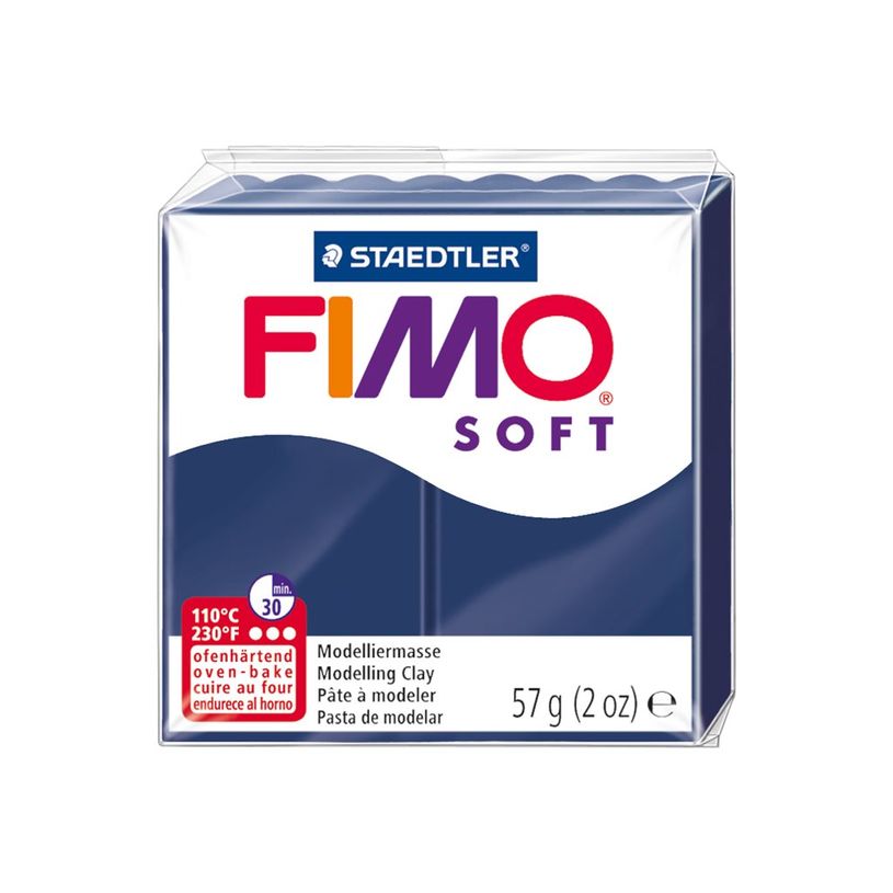 4006608809553-Pâte Fimo Soft  - Bleu Foncé - 57G-P_79383467_2-1