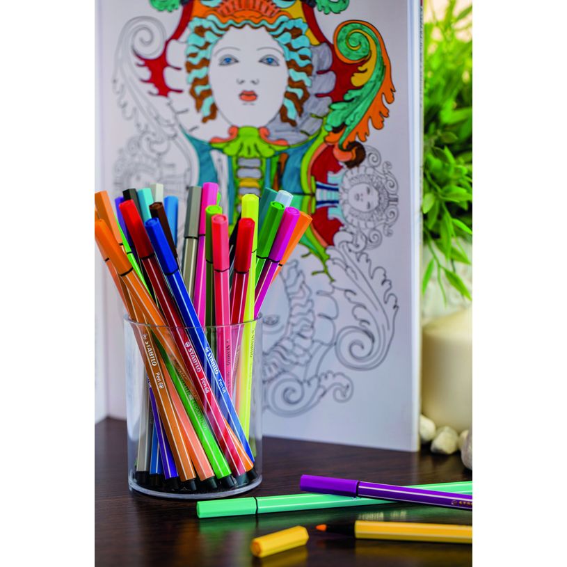 4006381333078-STABILO Pen 68 - Feutre pointe moyenne - cobalt clair-P_79386212_2-1