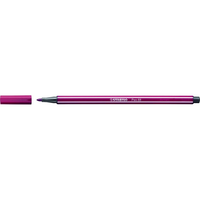 4006381333139-STABILO Pen 68 - Feutre pointe moyenne - pourpre-P_79386216_1-0