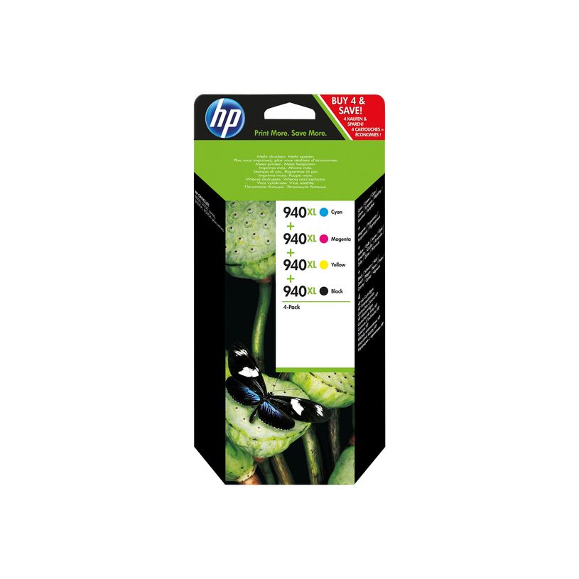 887111497345-HP 940XL - Pack de 4 - noir, cyan, magenta, jaune - cartouche d'encre originale-P_79386281_3-0