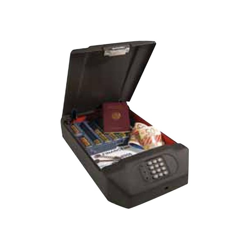 8413612200959-Reskal - Coffre-fort de Voyage 9L - Boîtier de sécurité à clé ou à code - acier noir-P_79388206_2-1