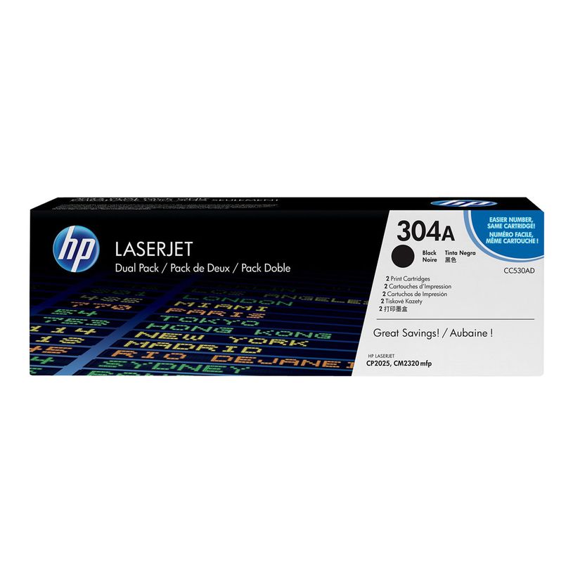 0884420242611-HP 304A - Pack de 2 - noir - cartouche laser d'origine-P_79391160_1-0