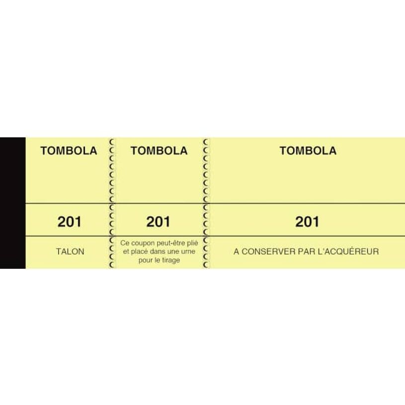 2012348486666-ELVE - Bloc tombola 3 volets de 100 tickets - 50 x 150 mm - numéroté - jaune-P_79393461_1-0