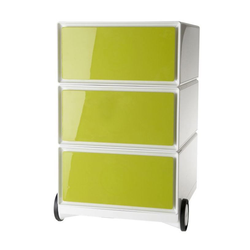 3660141921151-Caisson de bureau mobile EASYBOX - 3 tiroirs - Vert-P_79397040_1-0