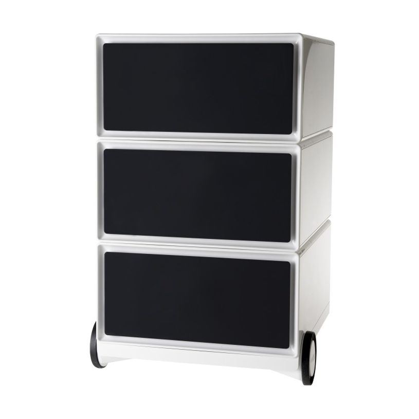 3660141932829-Caisson de bureau mobile EASYBOX - 3 tiroirs - Noir-P_79397046_1-0
