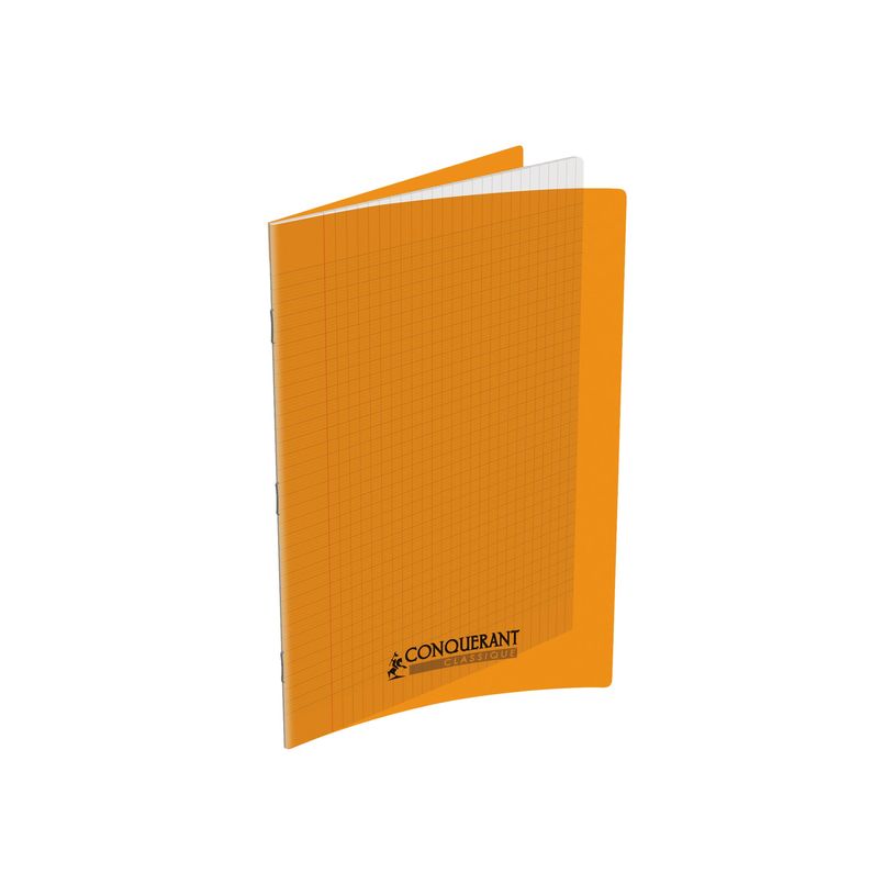 3020121206966-Conquérant Classique - Cahier polypro A4 (21x29,7cm) - 96 pages - grands carreaux (Seyes) -P_79397619_1-0