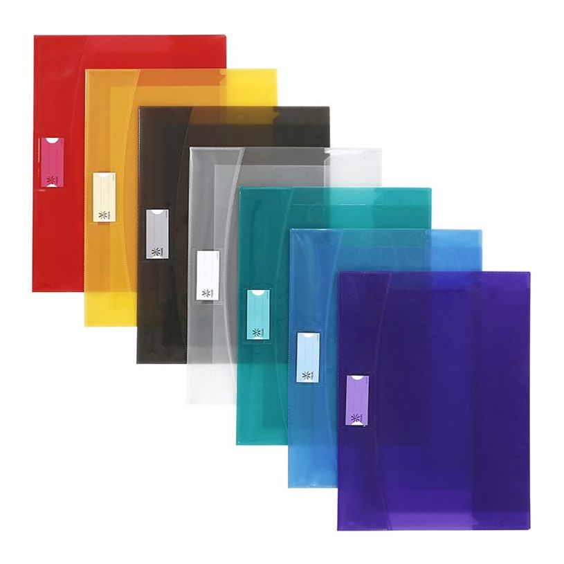 3135250069013-Viquel Strong - Protège cahier avec rabats - 17 x 22 cm - rouge-P_79399688_1-0