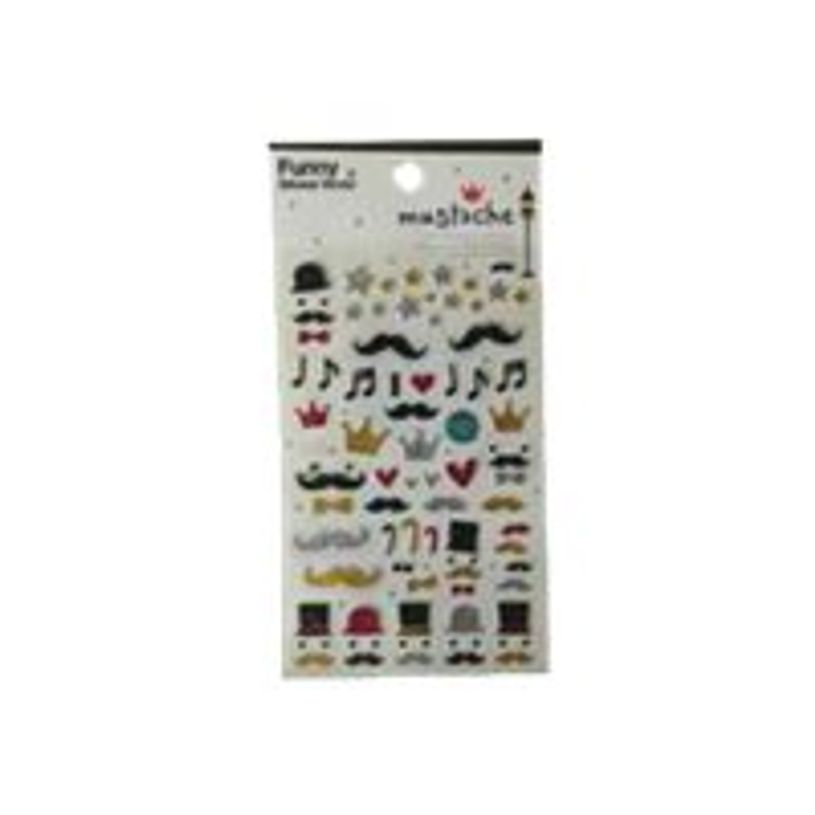 3108726098688-Oberthur Funny Sticker World - Stickers - moustache-P_79400143_1-0