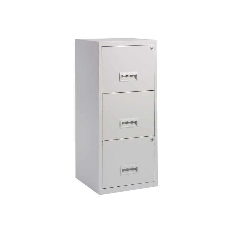 0000794012555-Classeur 3 tiroirs pour dossiers suspendus - 95,7 x 40 x 40 cm - gris-P_79401255_1-0