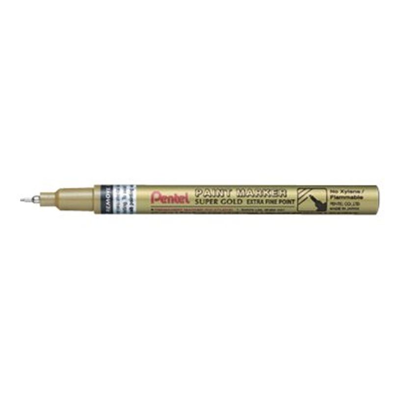 0884851016881-Pentel Paint - Marqueur permanent - pointe extra fine - or-P_79402856_1-0