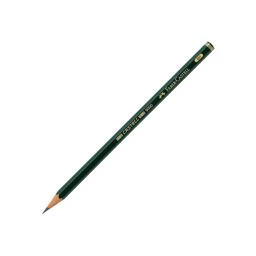 4005401190165-Faber-Castell 9000 - Crayon à papier - 6H-P_79403791_1-0