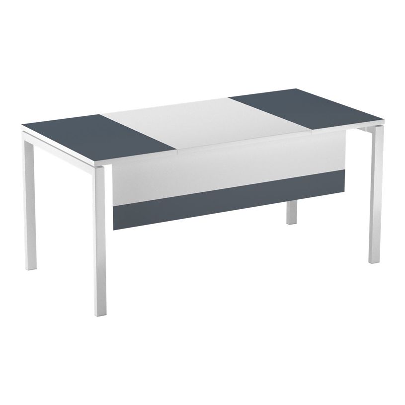 3660141251463-Voile de fond pour bureau EASYDESK L140cm - Blanc/anthracite-P_79407965_1-0