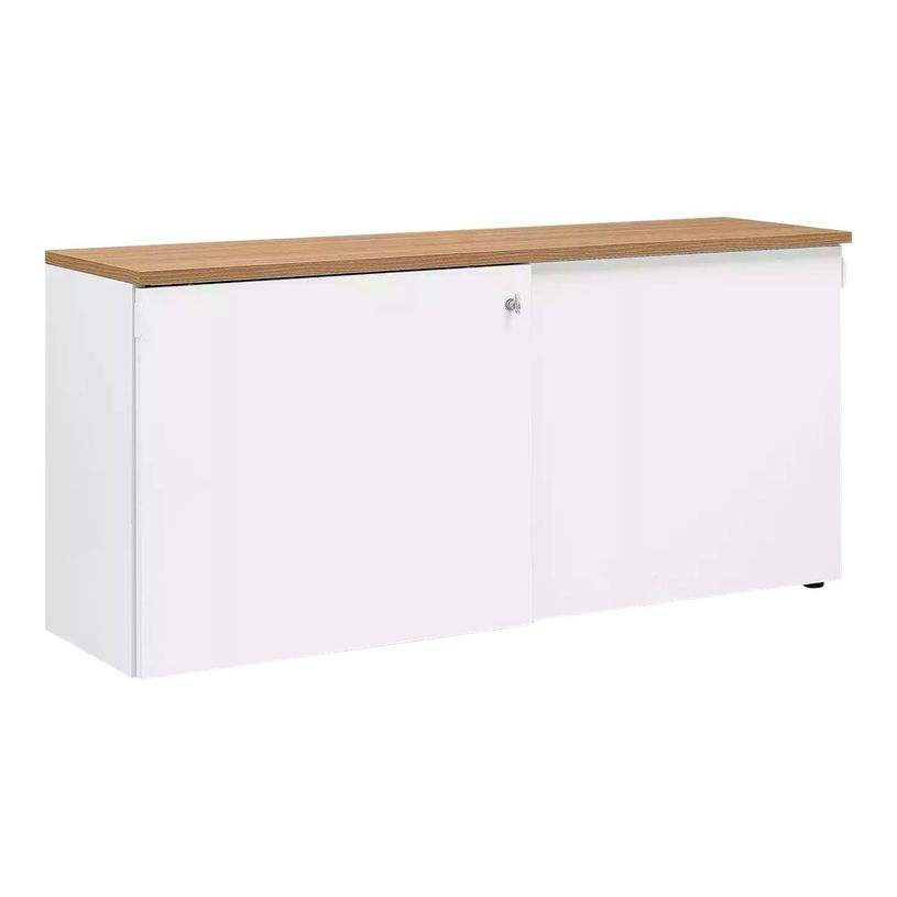3483600722805-Crédence YES ! - L160 x H75 x P45 - 2 portes coulissantes - Façade blanche - Dessus Meris-P_79409711_1-0