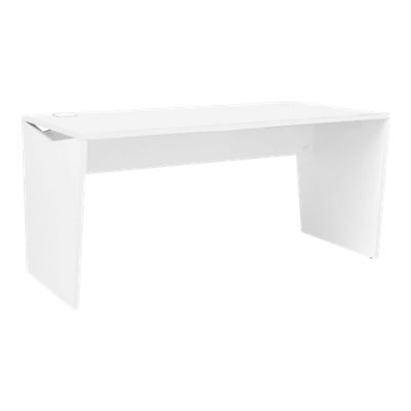 3483600713247-Bureau YES ! - 120 cm - Pieds panneaux fixes - Blanc-P_79409811_1-0