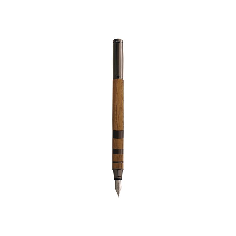 3108722402076-Oberthur NATURAL JAZZ - Stylo plume - Teck / Gun-P_79410241_1-0