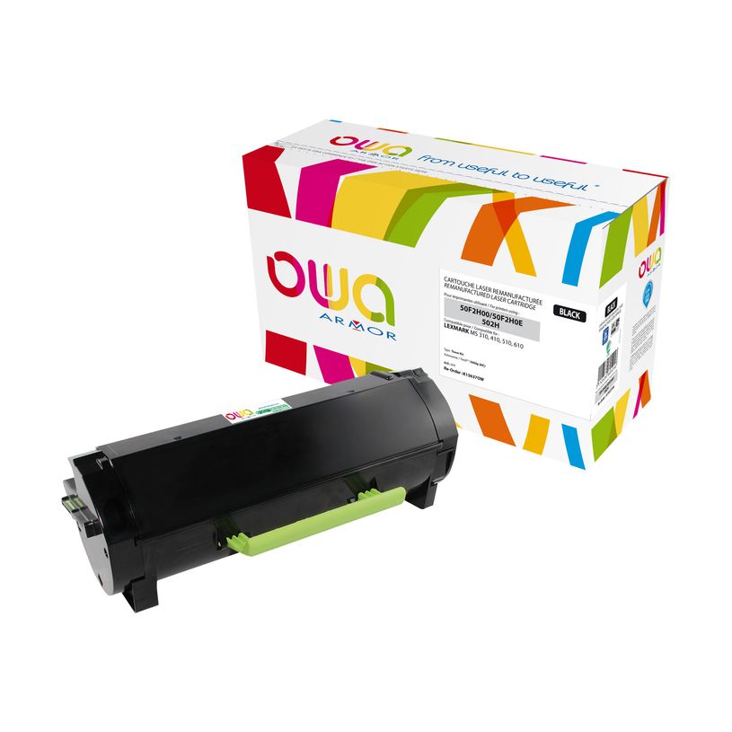 3112539605216-Cartouche laser compatible Lexmark 502H - noir - Owa K15637OW-P_79410677_1-0