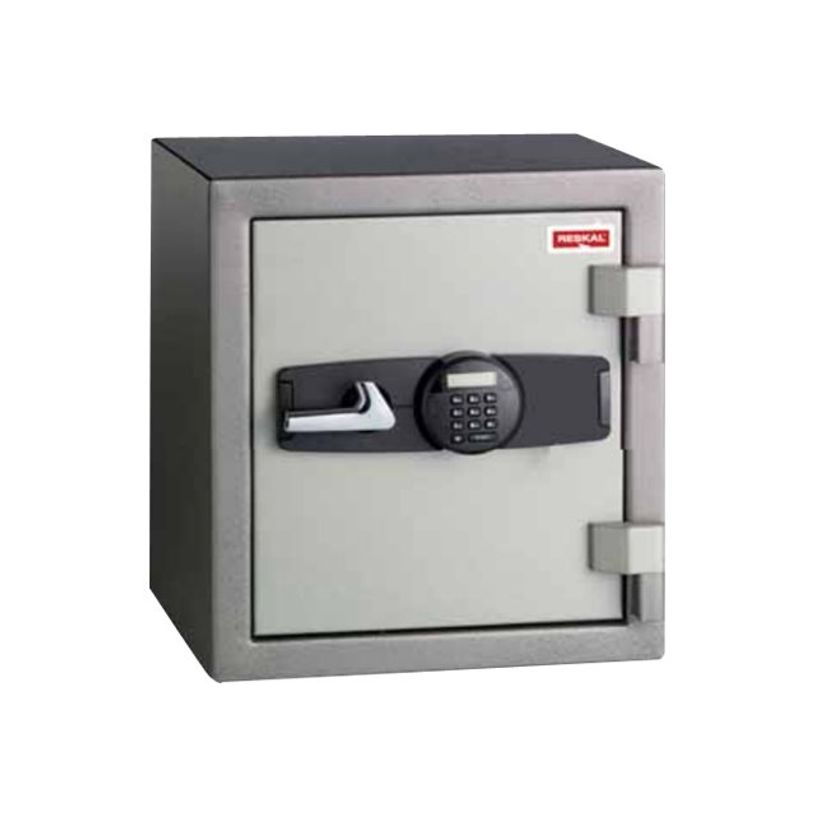 3760065624302-Reskal SFS2-E39 - Coffre-fort ignifuge 39L - à code - acier/béton gris-P_79412136_1-0