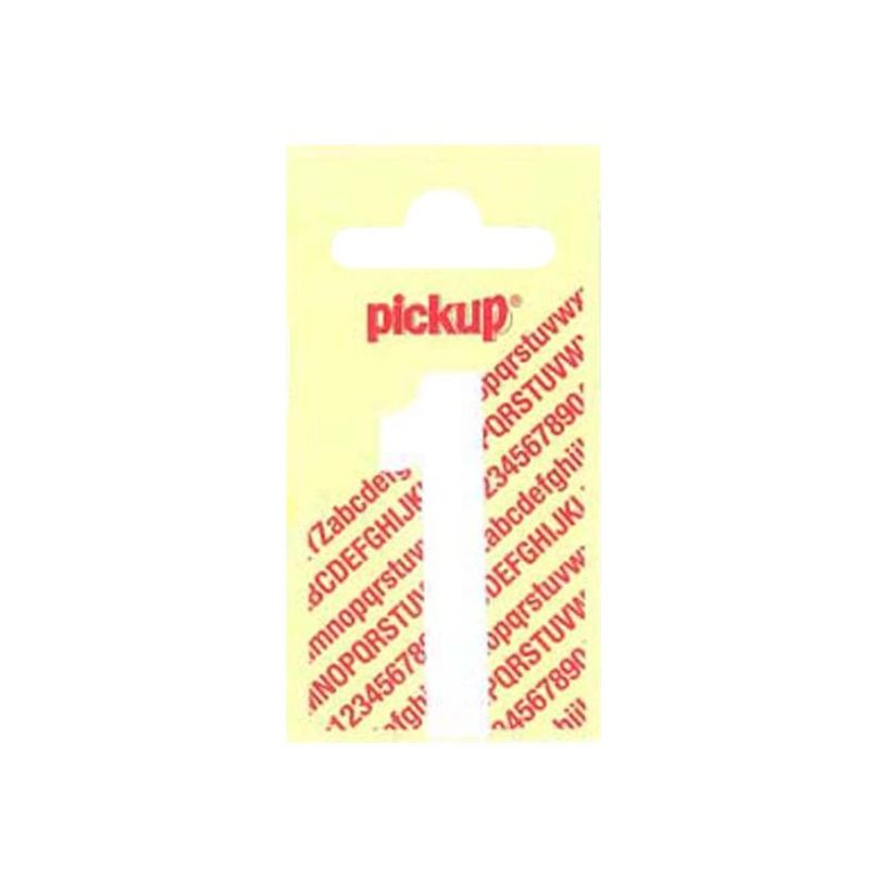 8711234242310-Pickup - Étiquette autocollante - 150 mm - Chiffre 1 - blanc mat-P_79413074_1-0