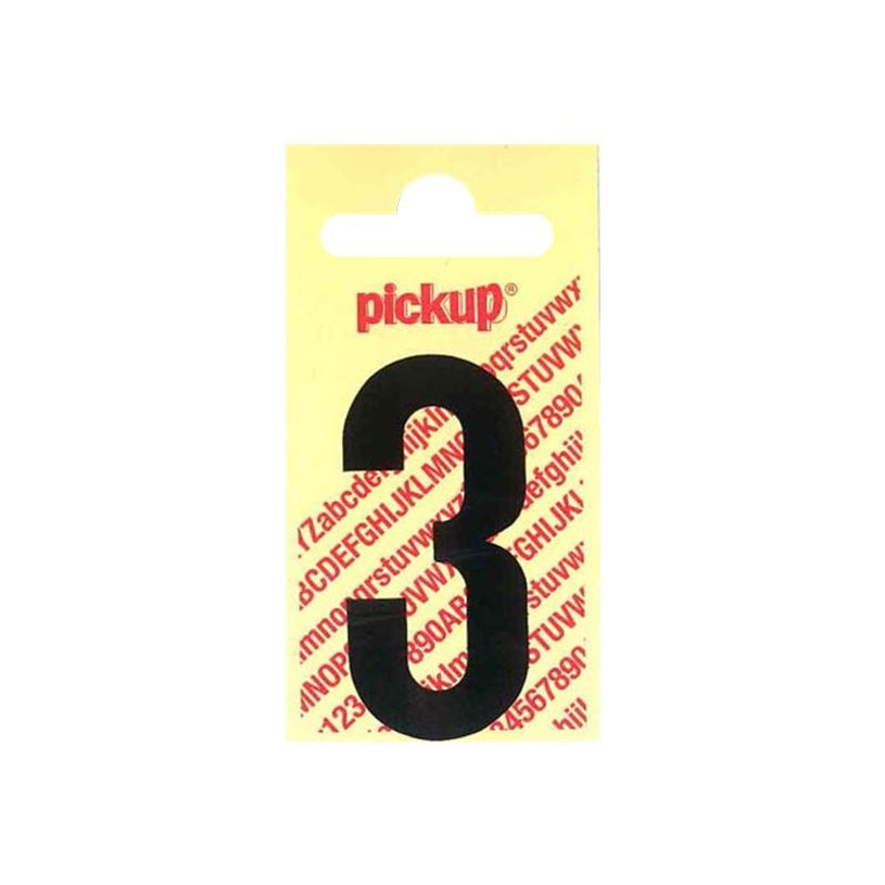 2012349361924-Pickup - Étiquette autocollante - 90 mm - Chiffre 3 - noir mat-P_79417995_1-0