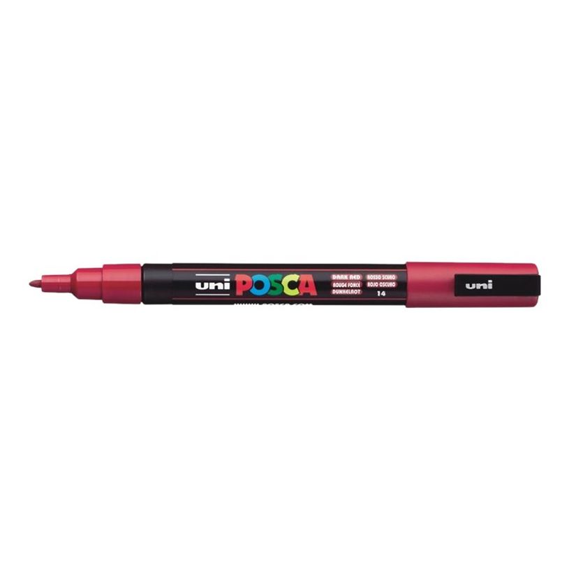 4902778202333-Posca - Marqueur peinture pointe fine - rouge foncé-P_79418463_1-0