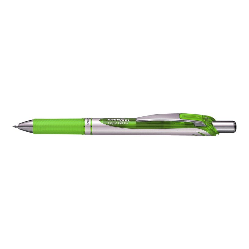 0884851025425-Pentel Energel - Roller rétractable - 0,7 mm - vert clair-P_79419942_1-0