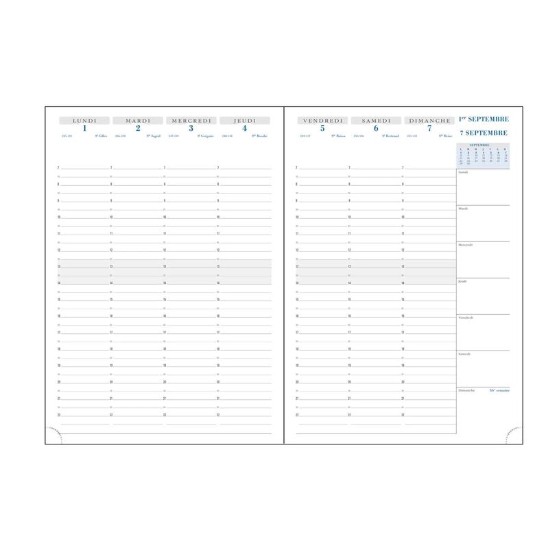 3660942060455-Agenda Vérone - 1 semaine sur 2 pages - 16 mois  - A4 (21 x 29,7 cm) - disponible dans diff-P_79426549_4-3
