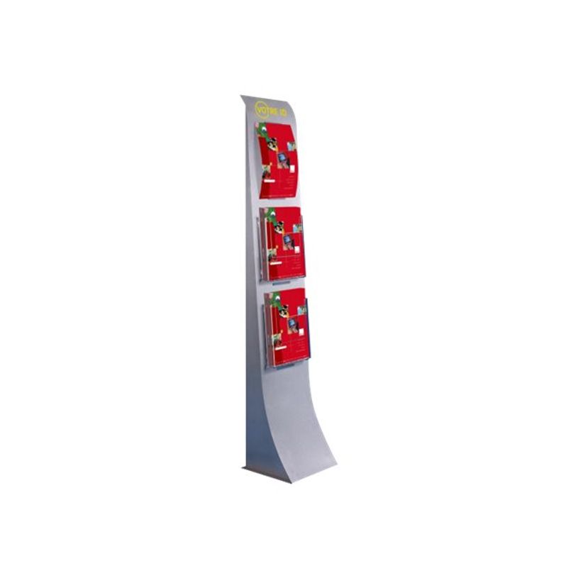 3660412031275-Promocome Poldisplay - Porte-brochures de sol modulable - métal laqué gris époxy-P_79427738_1-0