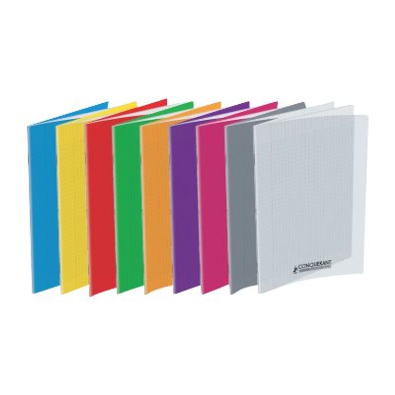 3020120118819-Conquérant Classique - Cahier polypro 24 x 32 cm - 96 pages - grands carreaux (Seyes) - disponib-P_79430400_1-0