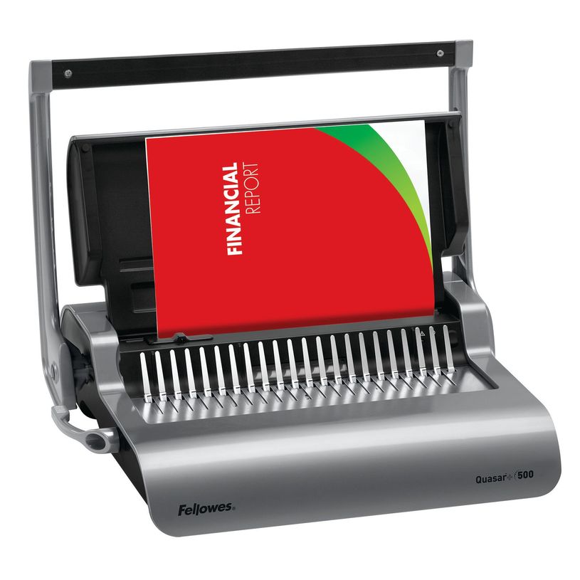 0043859530014-Fellowes Quasar/Wire - machine à relier / relieuse perforeuse manuelle par anneaux métal - Per-P_79431737_9-0
