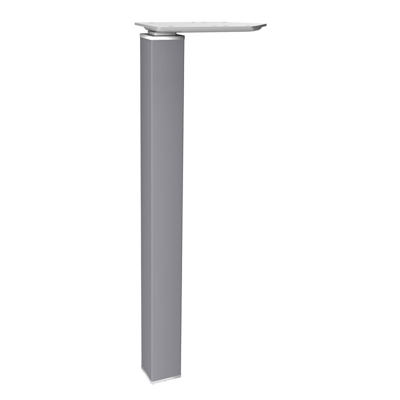 3253310165236-Bureau vague symétrique EXPRIM - L180 cm - Plateau imitation Hêtre - Pieds alu-P_79432404_2-2
