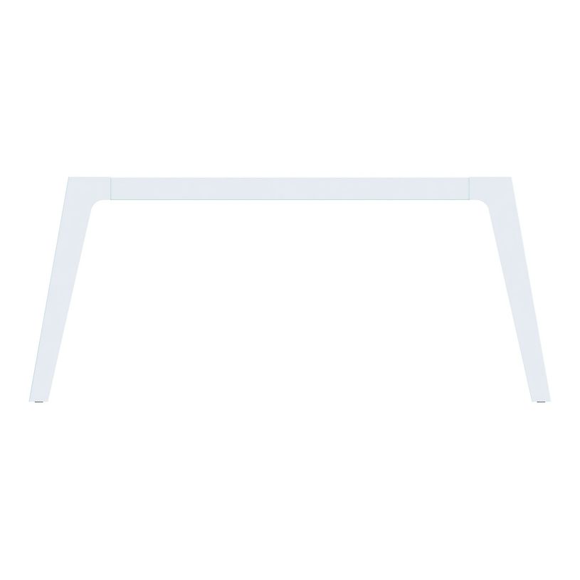 3253310162594-Bureau double STEELY - L120 cm - Double face Depart - Pieds blanc - plateau imitation Hêtr-P_79432540_2-1