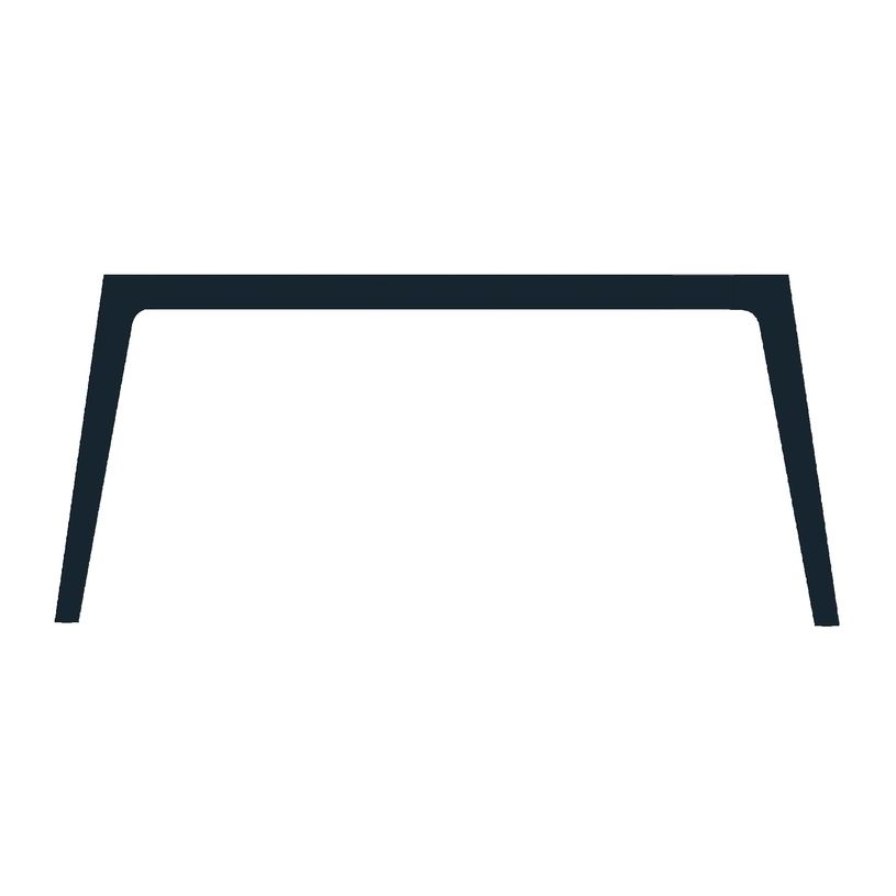3253310162907-Bureau double STEELY - L180 cm - Double face Depart - Pieds carbone - plateau imitation Ch